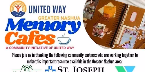 Memory Cafe -- Second Wednesday, Sr, Center