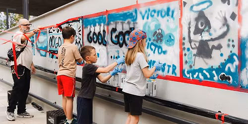 De\u0148 de\u0165om \/ Graffiti a street art workshop so sprejom sk pre deti od 8 do 12 rokov