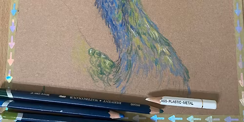 WIRRAL- ADULT ART CLUB - April Event Coloured Pencils