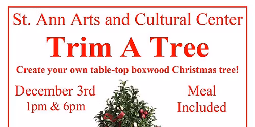 Trim A Tree " Boxwood Tree Class"