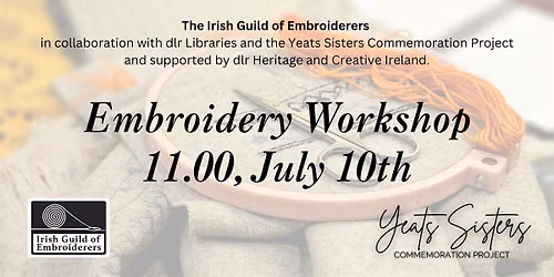 Introductory Beginners' Embroidery Workshop