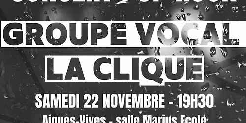 \u23e9 Concert Pop Rock La Clique