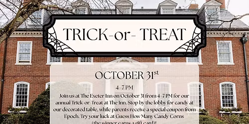 Trick or Treat at the Inn