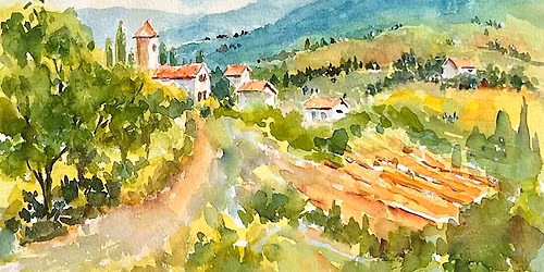 Intermediate Watercolor Painting with Misuk Goltz (6-Sessions)