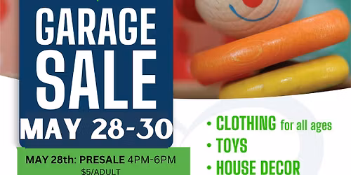 Mother's of Mutliples GARAGE SALE fundraiser