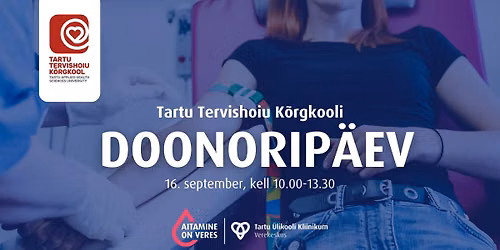 Doonorip\u00e4ev Tartu Tervishoiu K\u00f5rgkoolis