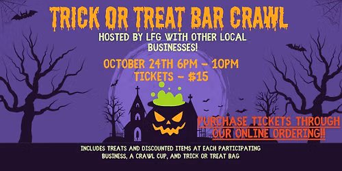 Trick or Treat Bar Crawl