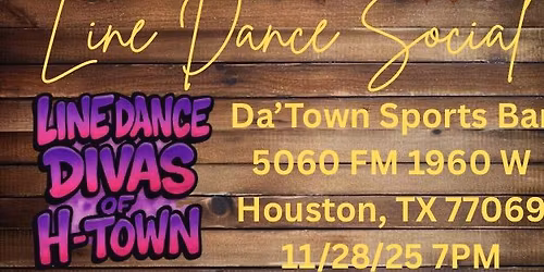 4th Friday Line Dance Social