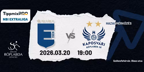 M\u00c1V El\u0151re Foxconn - FINO Kaposv\u00e1r TippmixPro F\u00e9rfi NBI Extraliga r\u00f6plabda m\u00e9rk\u0151z\u00e9s
