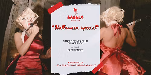 Babble Dinner Club | HALLOWEEN SPECIAL 10.31