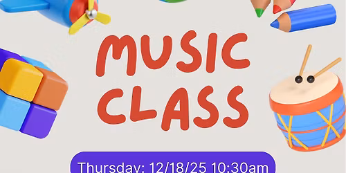 Music class at little lattes!