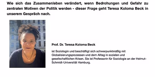 SONNTAGSGESPR\u00c4CH im Kulturcaf\u00e9  vom Friedensb\u00fcndnis Gera e.V.