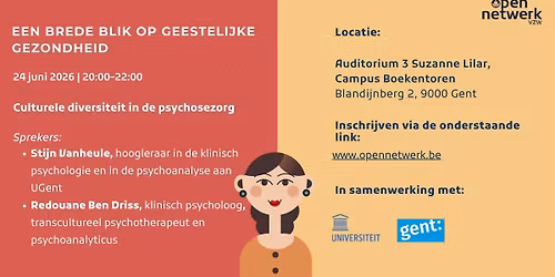 Culturele diversiteit in de psychosezorg (Een brede blik op Geestelijke Gezondheid)