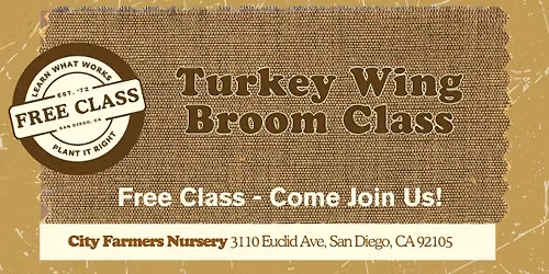 Turkey Wing Broom Class \ud83e\uddf9