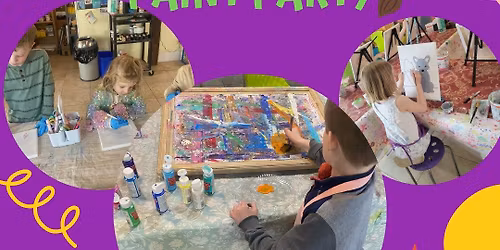 Kids Paint Party Drop In $35