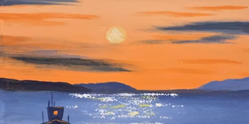 'Sunset Anchorage' Acrylic Painting Beginners Workshop