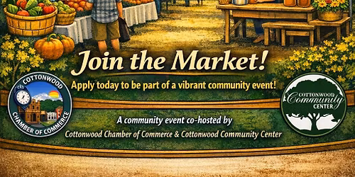 Opening Day May 3rd 2026 Cottonwood Certified Farmers Market