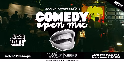 Comedy Open Mic at Greenlight Lounge