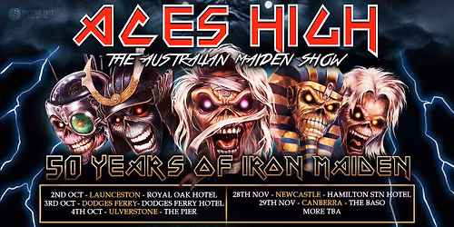 Aces High Presents: 50 Year Of Iron Maiden - Newcastle