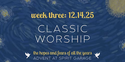 Spirit Garage Worship, 10:30 am Sundays, at Meraki Building, 100 W. 46th St., Minneapolis