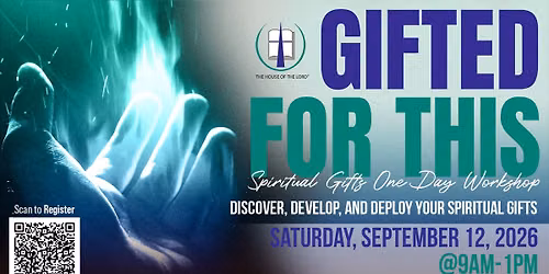 GIFTED FOR THIS: Spiritual Gifts One-Day Workshop