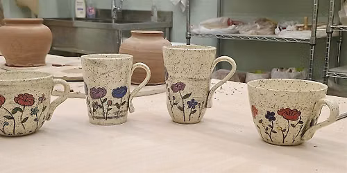 Saturday Fun with Clay- Mishima Pottery for Kids!
