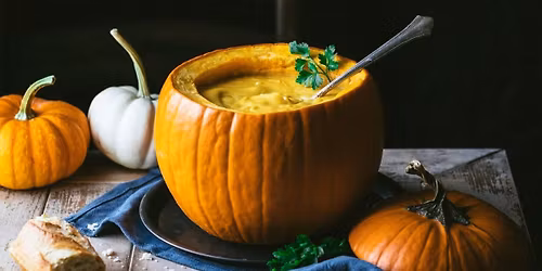 Koffie in het Groen met Workshop: pompoensoep maken