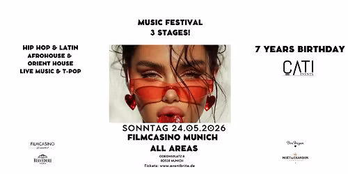 SPECIAL im FILMCASINO! 7 JAHRE CATI EVENTS MUSIC FESTIVAL \/w Special Guests