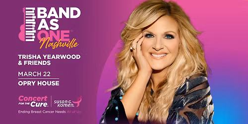 Band As One with Trisha Yearwood & Friends | Opry House