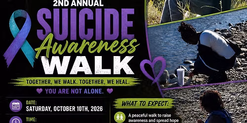2nd Annual-Suicide Awareness Walk