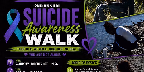2nd Annual-Suicide Awareness Walk