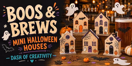 Boos & Brews: Mini Halloween House Workshop at Stark Brewing Company