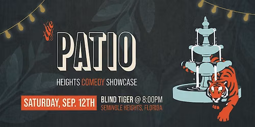 The Patio: Heights Comedy Show at Blind Tiger