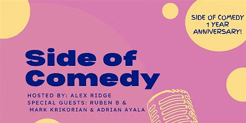 September 2026: A Side of Comedy: Salerno's Pizza & Pasta of Oak Park