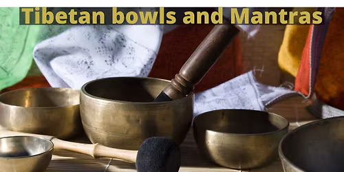 Tibetan & Crystal Bowls with Mantras