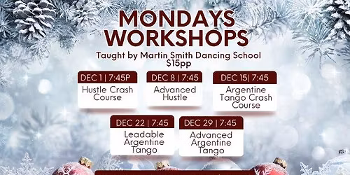 Advanced Argentine Tango Workshop