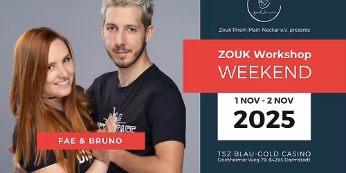 !\ufe0fREGISTRATION OPEN!\ufe0fZOUK Workshop Weekend with FAE&BRUNO in Darmstadt