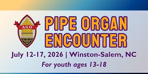 Pipe Organ Encounter