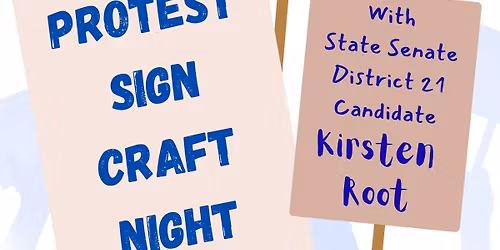 Protest Sign Craft Night