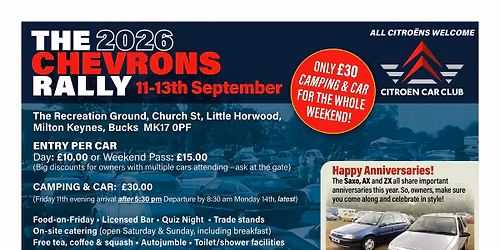 The Chevrons Rally 2026