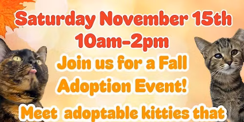 Fall Adoption Event