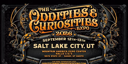 Salt Lake City Oddities & Curiosities Expo 2026