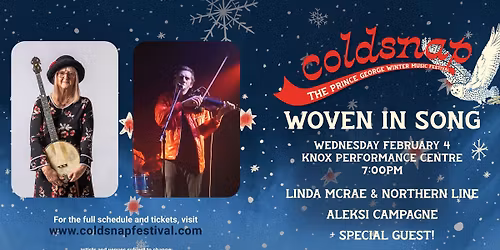 'Woven in Song' with Linda McRae, Aleksi Campagne, and special guest 