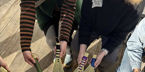 Lavender Hand Broom Making