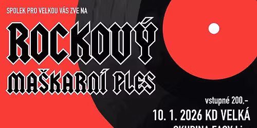 Rockov\u00fd ma\u0161karn\u00ed ples