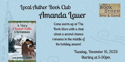 Local Author Book Club - A Very Chapel Falls Christmas by Amanda Lauer