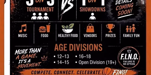 F.I.N.O. Festival: 3-on-3 & 1-on-1 Basketball Tournament