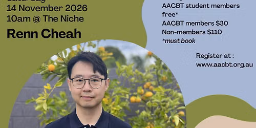 WA Branch Masterclass: Working with paraphilic disorders in clinical practice (Renn Cheah)