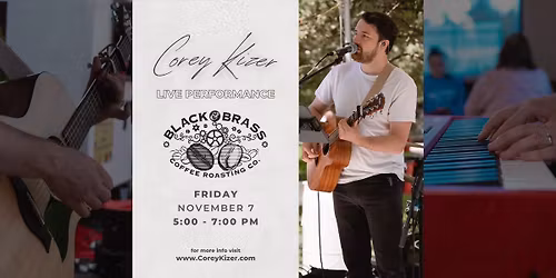 Live Music: Corey Kizer at Black and Brass (Scranton)