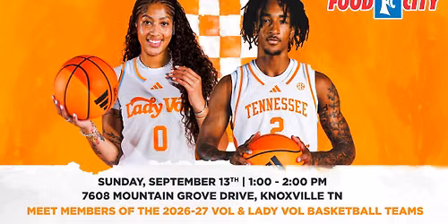 Meet & Greet Members of the Vol & Lady Vol Basketball Teams!